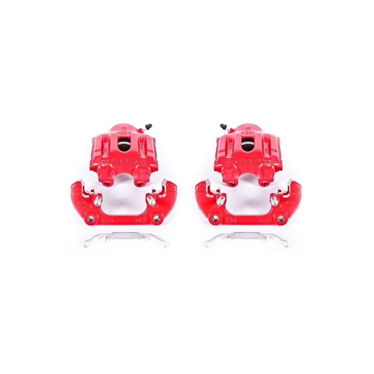 Performance Front Brake Calipers Powder Coated Red Pair