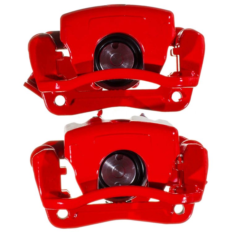 S15058 Autospecialty by PowerStop Replacement Brake Caliper Pair, Rear, Red Powder Coat