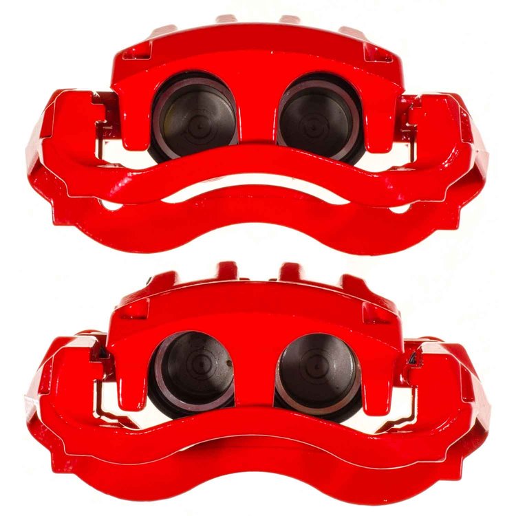 S15134 Autospecialty by PowerStop Replacement Brake Caliper Pair, Front, Red Powder Coat