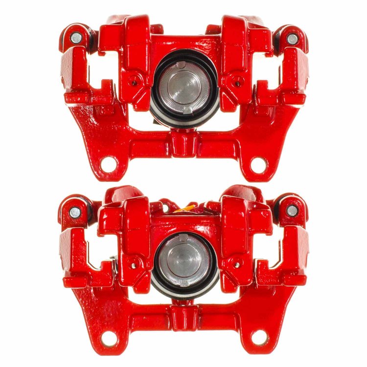S15140 Autospecialty by PowerStop Replacement Brake Caliper Pair, Rear, Red Powder Coat