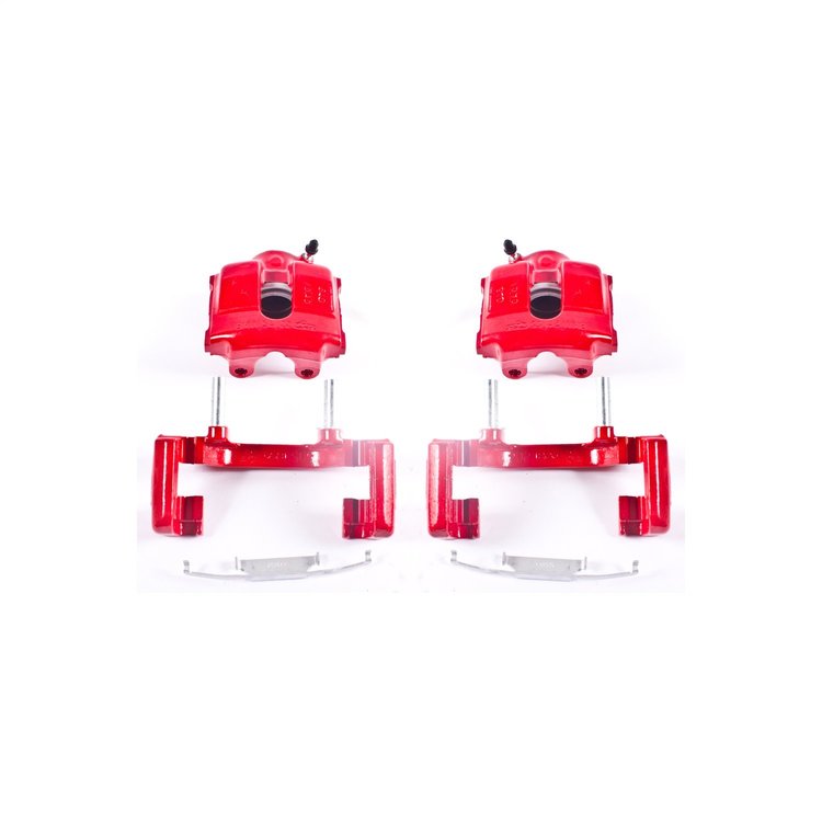 Performance Front Brake Calipers Powder Coated Red Pair