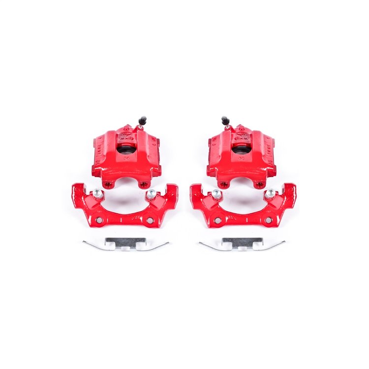 Performance Rear Brake Calipers Powder Coated Red Pair