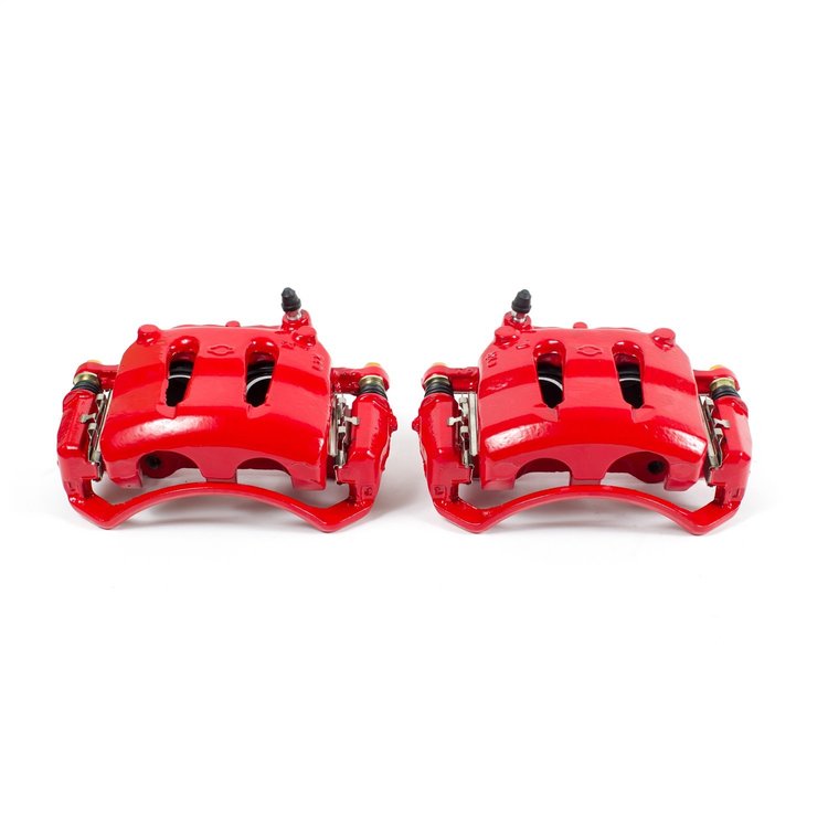 Performance Front Brake Calipers Powder Coated Red Pair