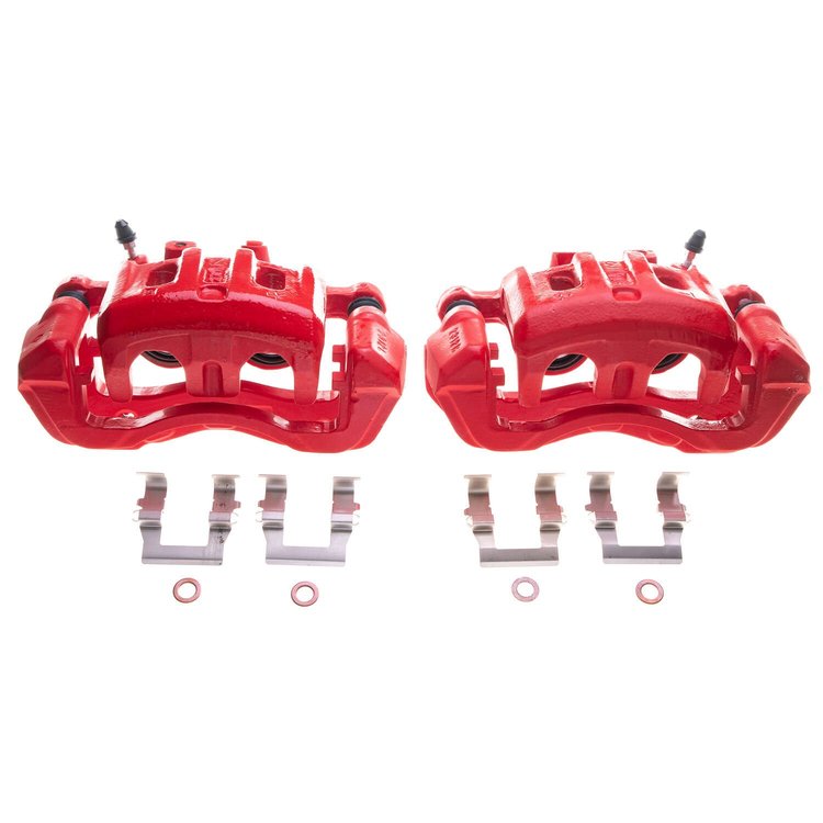 RED CALIPER PAIR
