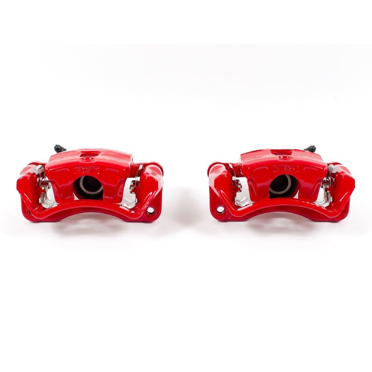 Performance Rear Brake Calipers Powder Coated Red Pair