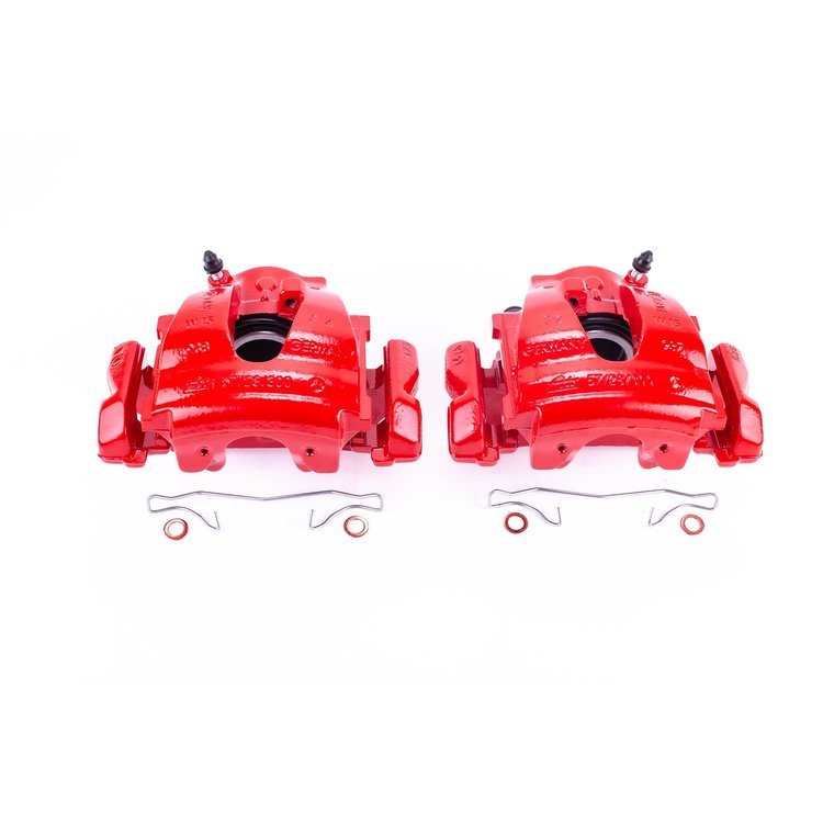 RED CALIPER PAIR W/ BRKT