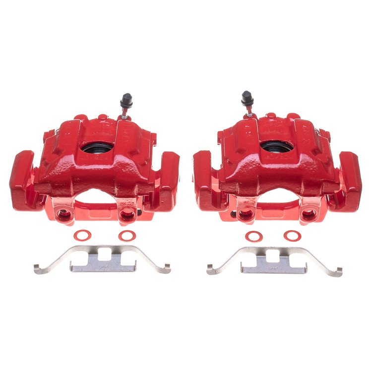 RED CALIPER PAIR