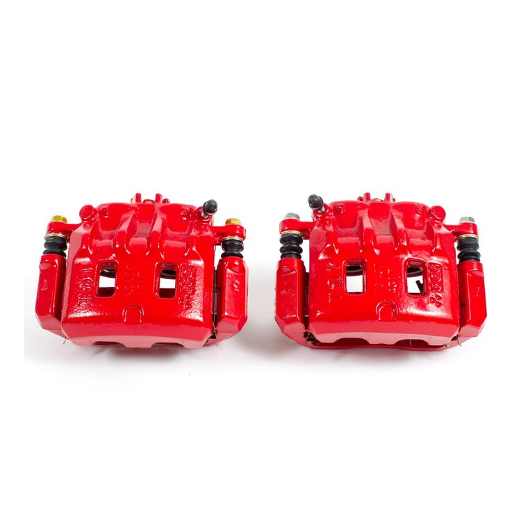 Performance Front Brake Calipers Powder Coated Red Pair