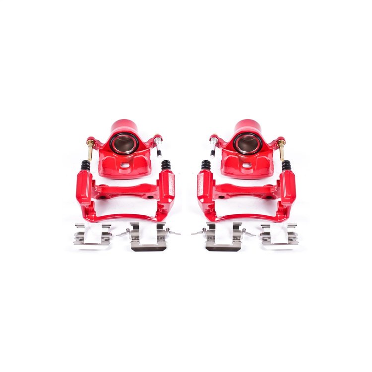 Performance Front Brake Calipers Powder Coated Red Pair