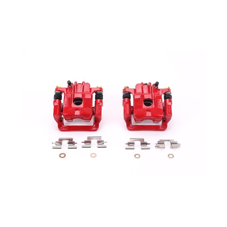 S2674 RED CALIPER PAIR W/BRKT