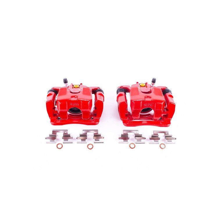 Performance Rear Brake Calipers Powder Coated Red Pair