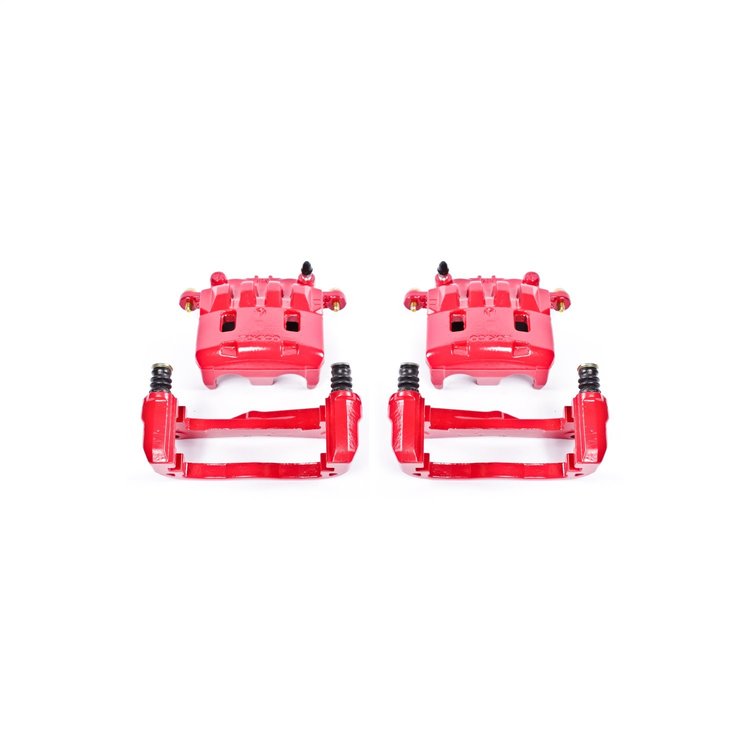 Performance Front Brake Calipers Powder Coated Red Pair