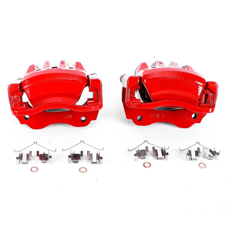 S2774 RED CALIPER PAIR W/BRKT