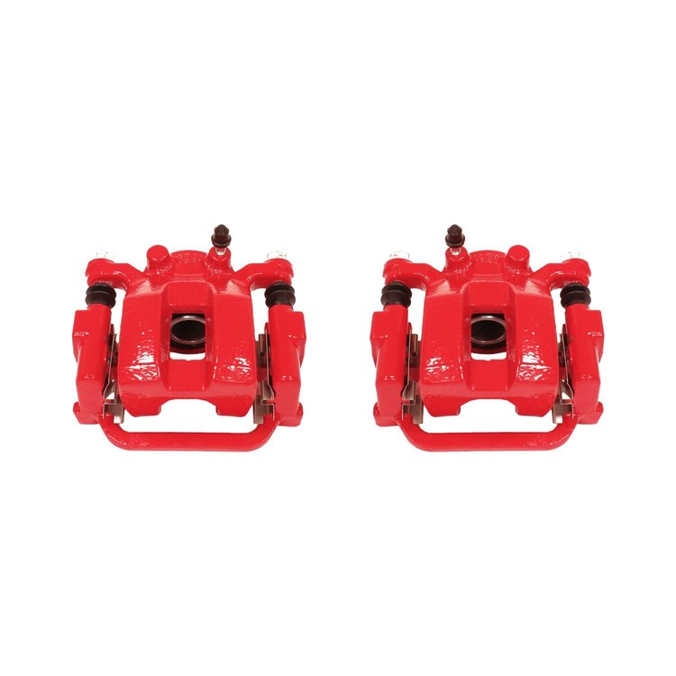 Performance Rear Brake Calipers Powder Coated Red Pair