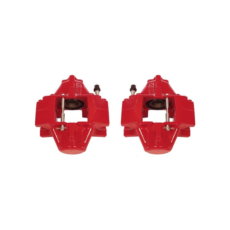 Performance Rear Brake Calipers Powder Coated Red Pair