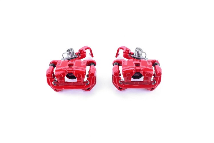 Performance Rear Brake Calipers Powder Coated Red Pair