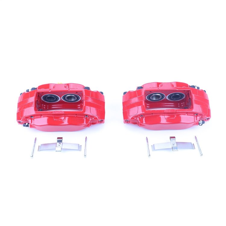 Performance Front Brake Calipers Powder Coated Red Pair
