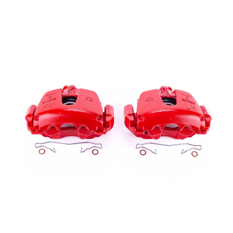 RED CALIPER PAIR W/ BRKT