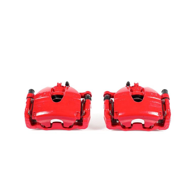 Performance Front Brake Calipers Powder Coated Red Pair