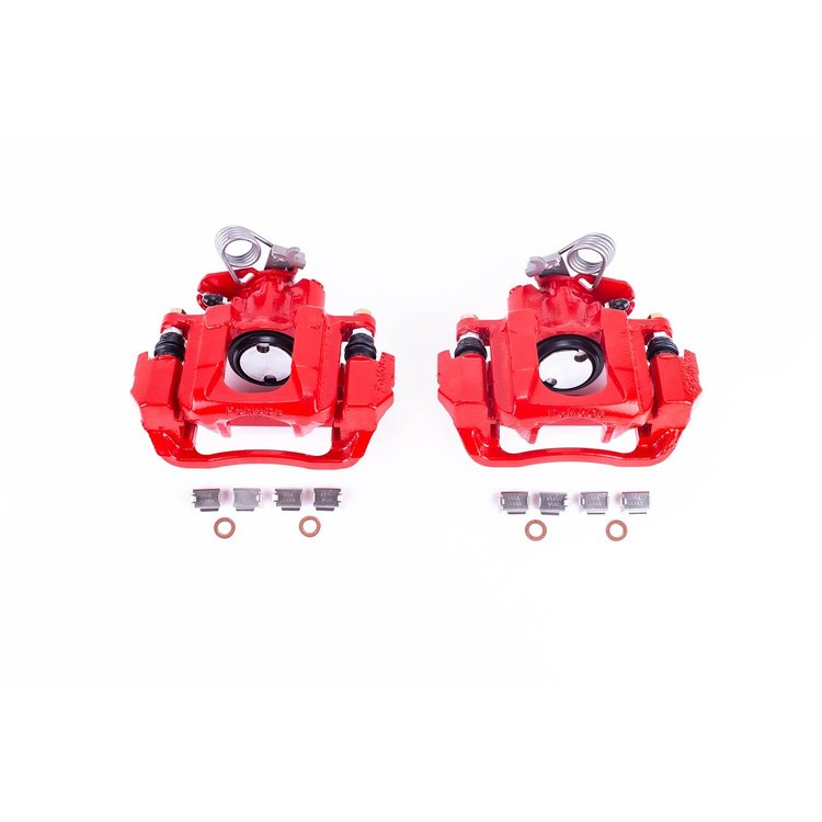 RED CALIPER PAIR W/ BRKT