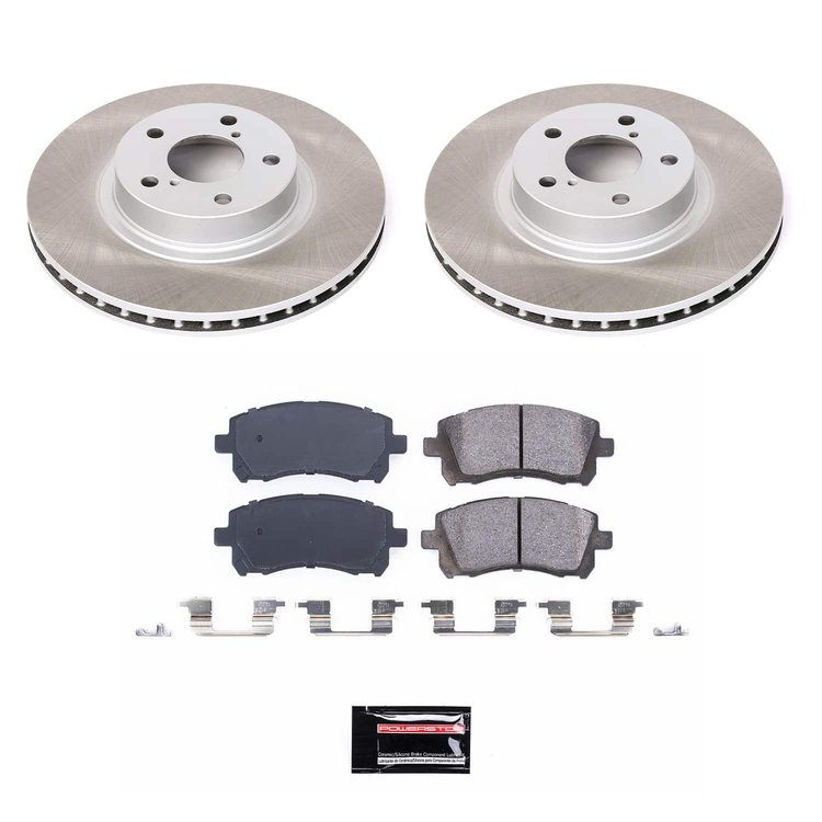 SC120 Semi-Coated Rotor & Low-Dust Ceramic Brake Pad Kit