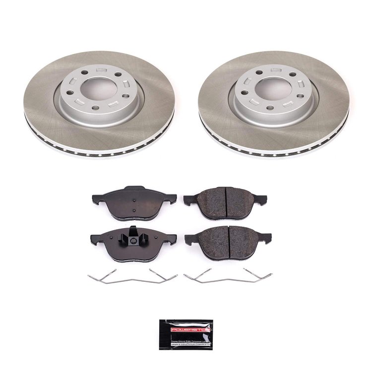 SC125 Semi-Coated Rotor & Low-Dust Ceramic Brake Pad Kit