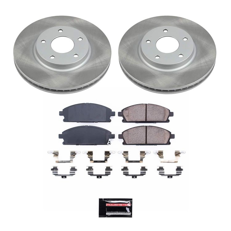 SC150 Semi-Coated Rotor & Low-Dust Ceramic Brake Pad Kit
