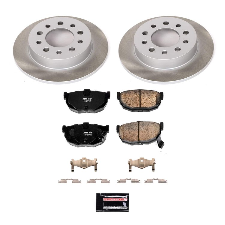 SC170 Semi-Coated Rotor & Low-Dust Ceramic Brake Pad Kit