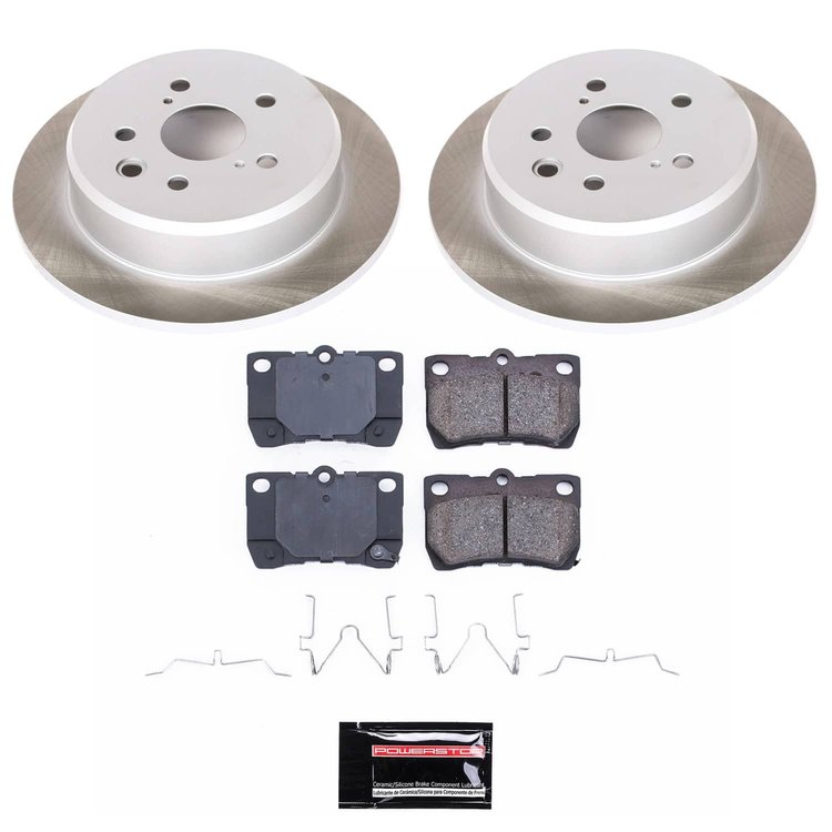 SC195 Semi-Coated Rotor & Low-Dust Ceramic Brake Pad Kit