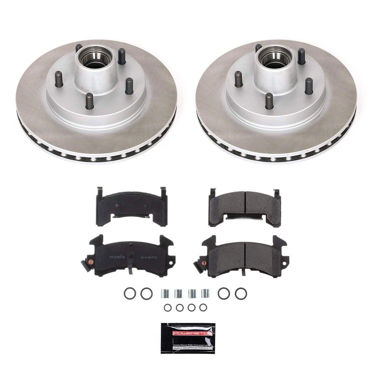 SC1985 Semi-Coated Rotor & Low-Dust Ceramic Brake Pad Kit