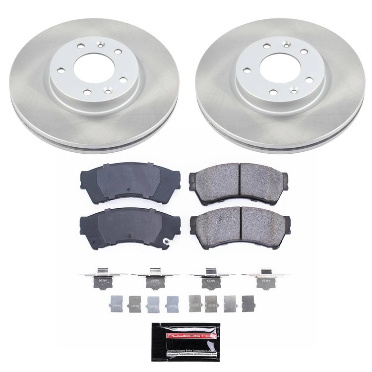 SC199 Semi-Coated Rotor & Low-Dust Ceramic Brake Pad Kit