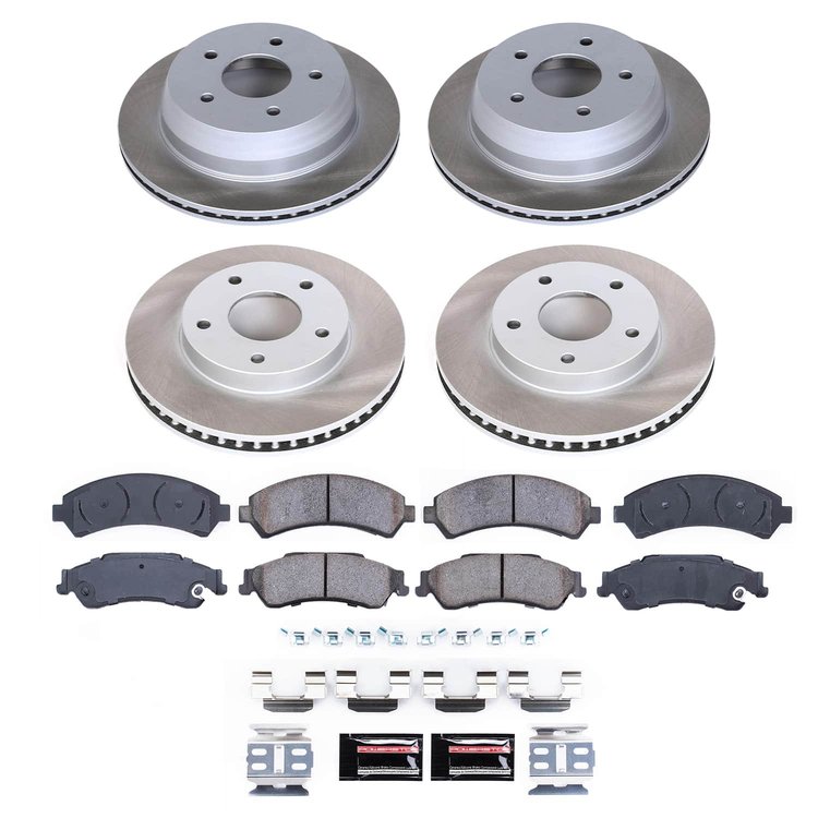 SC2006 Semi-Coated Rotor & Low-Dust Ceramic Brake Pad Kit
