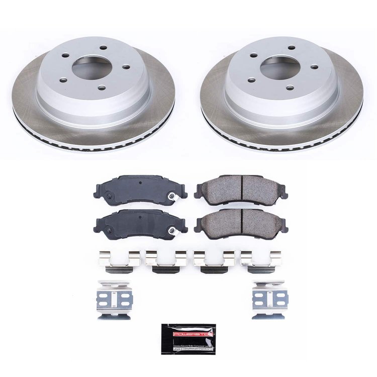 SC2008 Semi-Coated Rotor & Low-Dust Ceramic Brake Pad Kit