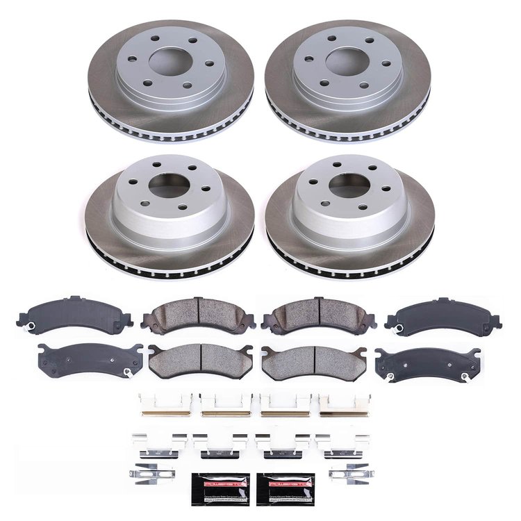 SC2015 Semi-Coated Rotor & Low-Dust Ceramic Brake Pad Kit