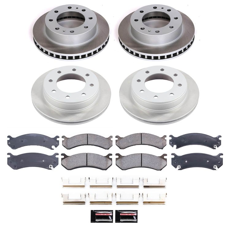 SC2023 Semi-Coated Rotor & Low-Dust Ceramic Brake Pad Kit