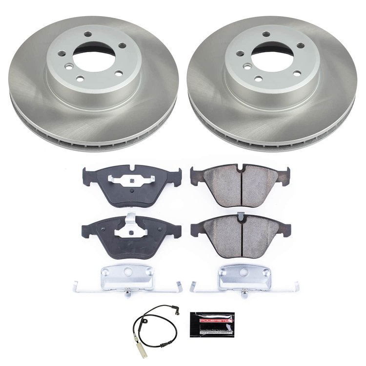 SC2110 Semi-Coated Rotor & Low-Dust Ceramic Brake Pad Kit