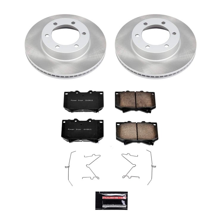 SC2323 Semi-Coated Rotor & Low-Dust Ceramic Brake Pad Kit