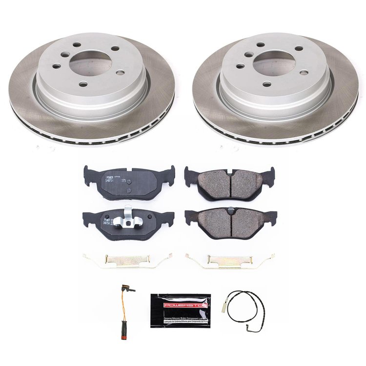 SC3001 Semi-Coated Rotor & Low-Dust Ceramic Brake Pad Kit