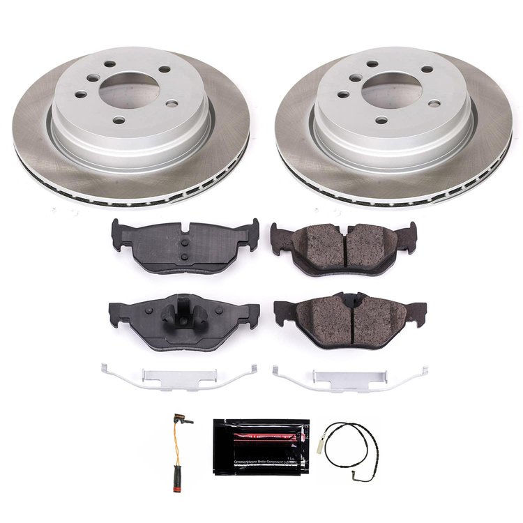 SC3002 Semi-Coated Rotor & Low-Dust Ceramic Brake Pad Kit