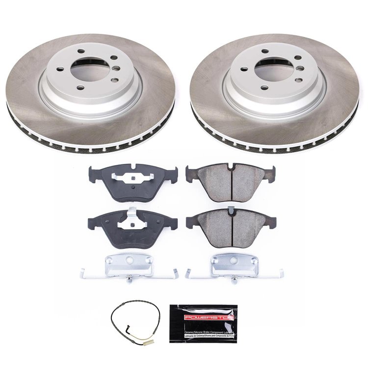 SC3015 Semi-Coated Rotor & Low-Dust Ceramic Brake Pad Kit