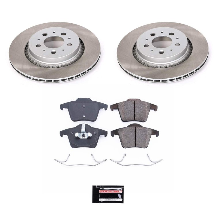 SC3039 Semi-Coated Rotor & Low-Dust Ceramic Brake Pad Kit