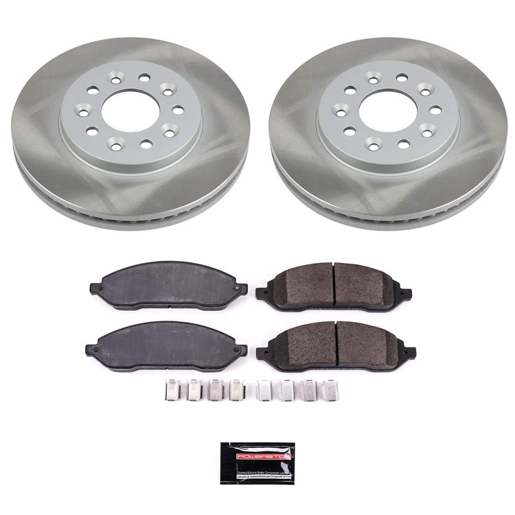 SC3051 Semi-Coated Rotor & Low-Dust Ceramic Brake Pad Kit
