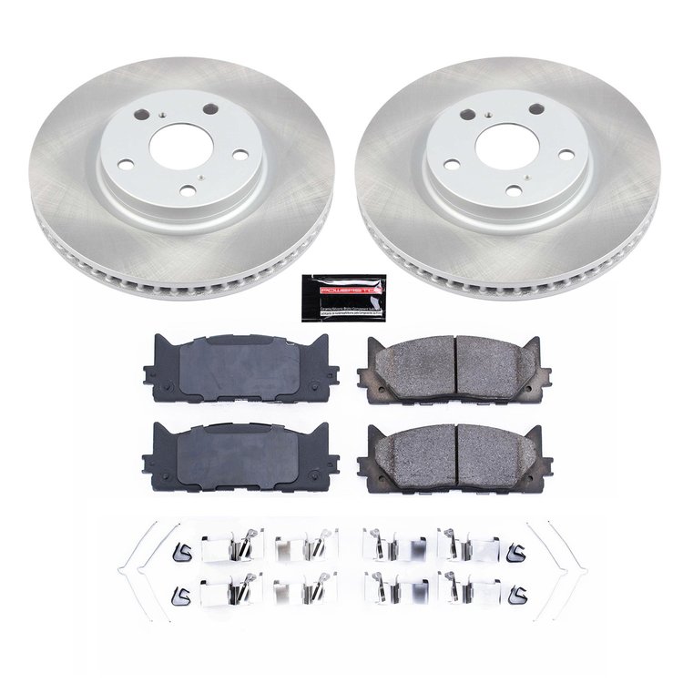 SC3053 Semi-Coated Rotor & Low-Dust Ceramic Brake Pad Kit