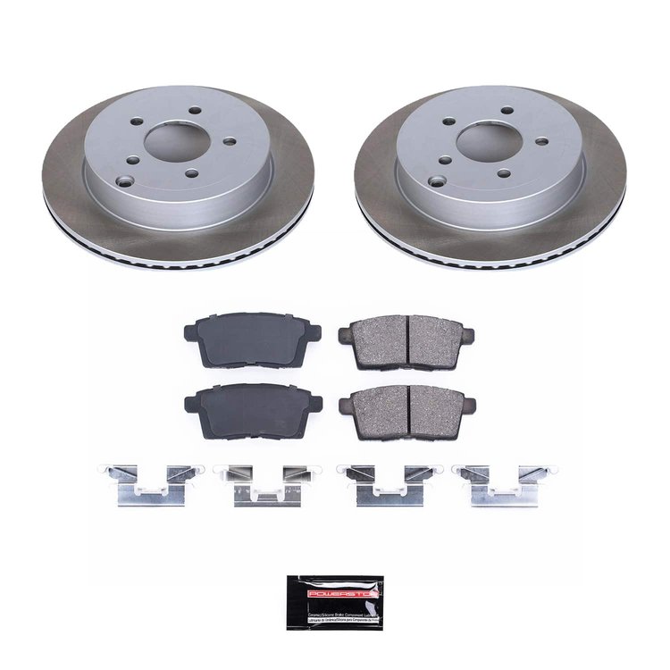 SC3060 Semi-Coated Rotor & Low-Dust Ceramic Brake Pad Kit