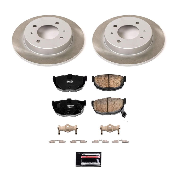 SC3106 Semi-Coated Rotor & Low-Dust Ceramic Brake Pad Kit