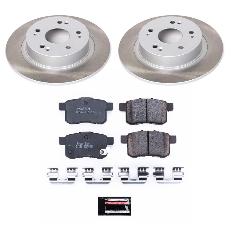 SC3127 Semi-Coated Rotor & Low-Dust Ceramic Brake Pad Kit