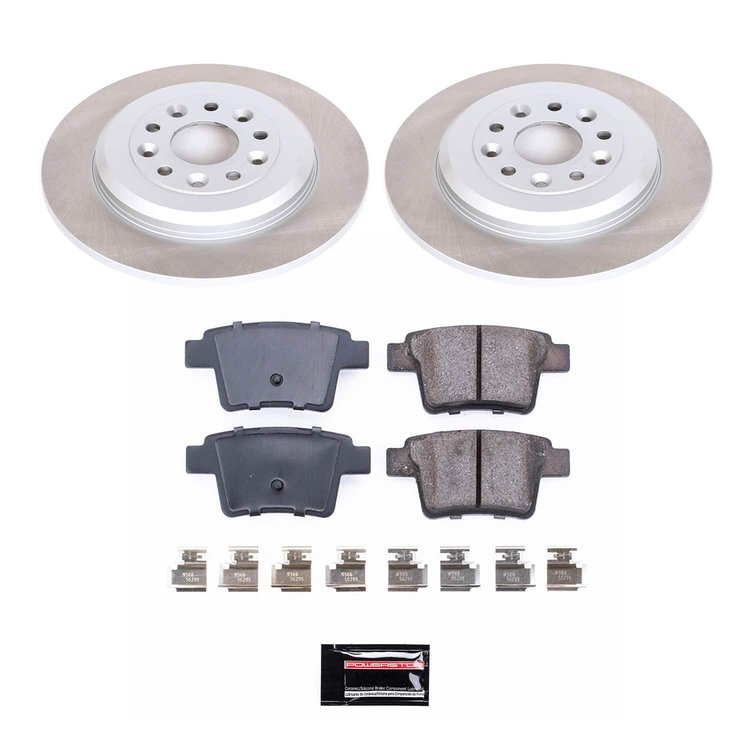 SC4600 Semi-Coated Rotor & Low-Dust Ceramic Brake Pad Kit