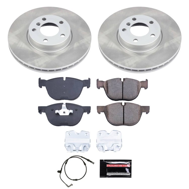 SC4693 Semi-Coated Rotor & Low-Dust Ceramic Brake Pad Kit