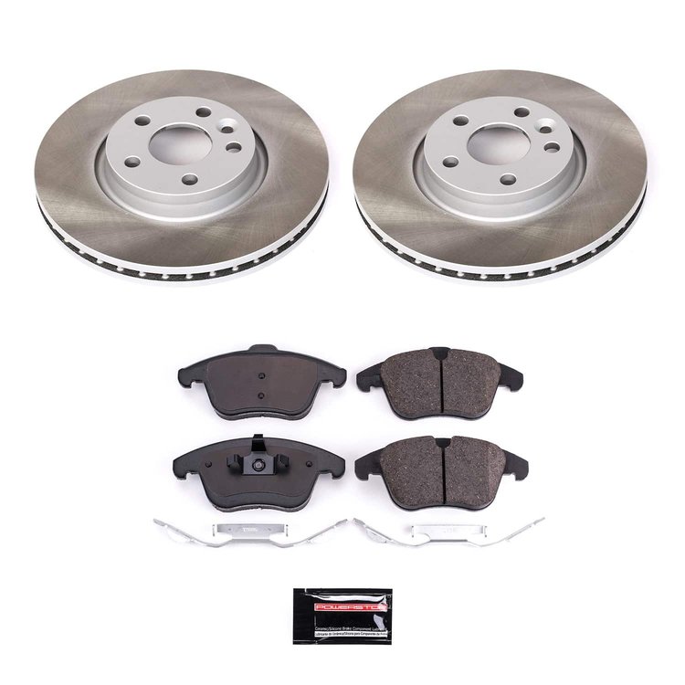 SC4700 Semi-Coated Rotor & Low-Dust Ceramic Brake Pad Kit