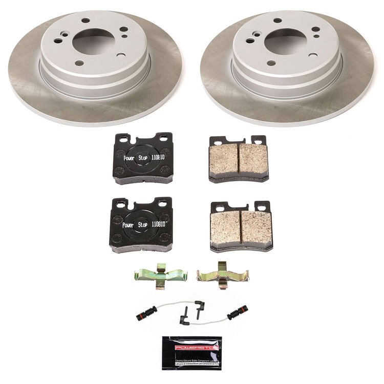 SC4948 Semi-Coated Rotor & Low-Dust Ceramic Brake Pad Kit